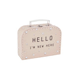 Buy Creative Brands Hello I'm New Here Suitcase Set Online for Women | Free 3-Hour Delivery in Dubai | Boom & Mellow UAE