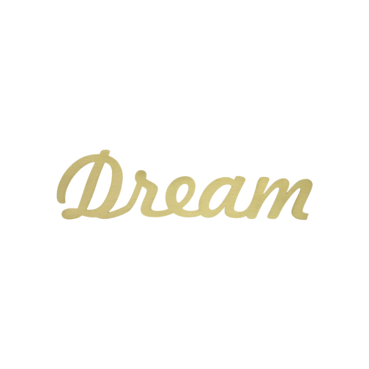 Buy Il Etait Une Fois Dream Brass Metal Word Sign Decor Online for Women | Free 3-Hour Delivery in Dubai | Boom & Mellow UAE