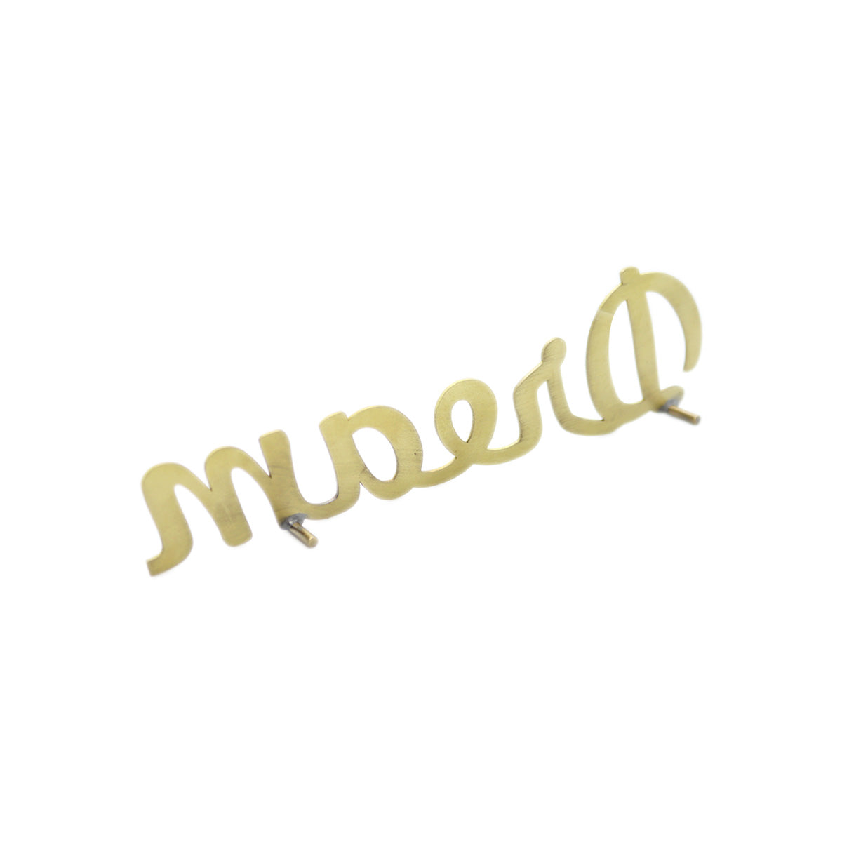 Dream Brass Metal Word Sign Decor