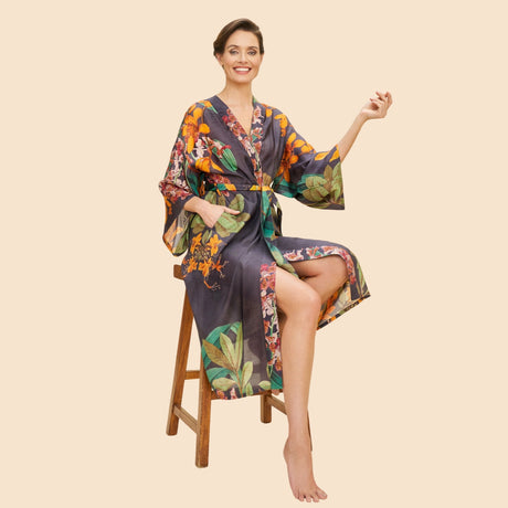 Buy Powder Design Botany Bliss Kimono Gown Online for Women | Free 3-Hour Delivery in Dubai | Boom & Mellow UAE