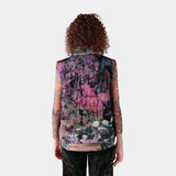 Buy Greenery Assemblage Velvet Puffy Gilet Online for Women | Free 3-Hour Delivery in Dubai | Boom & Mellow UAE