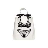 Buy Bag-All Cream Polkadot Lingerie Packing Bag Online for Women | Free 3-Hour Delivery in Dubai | Boom & Mellow UAE