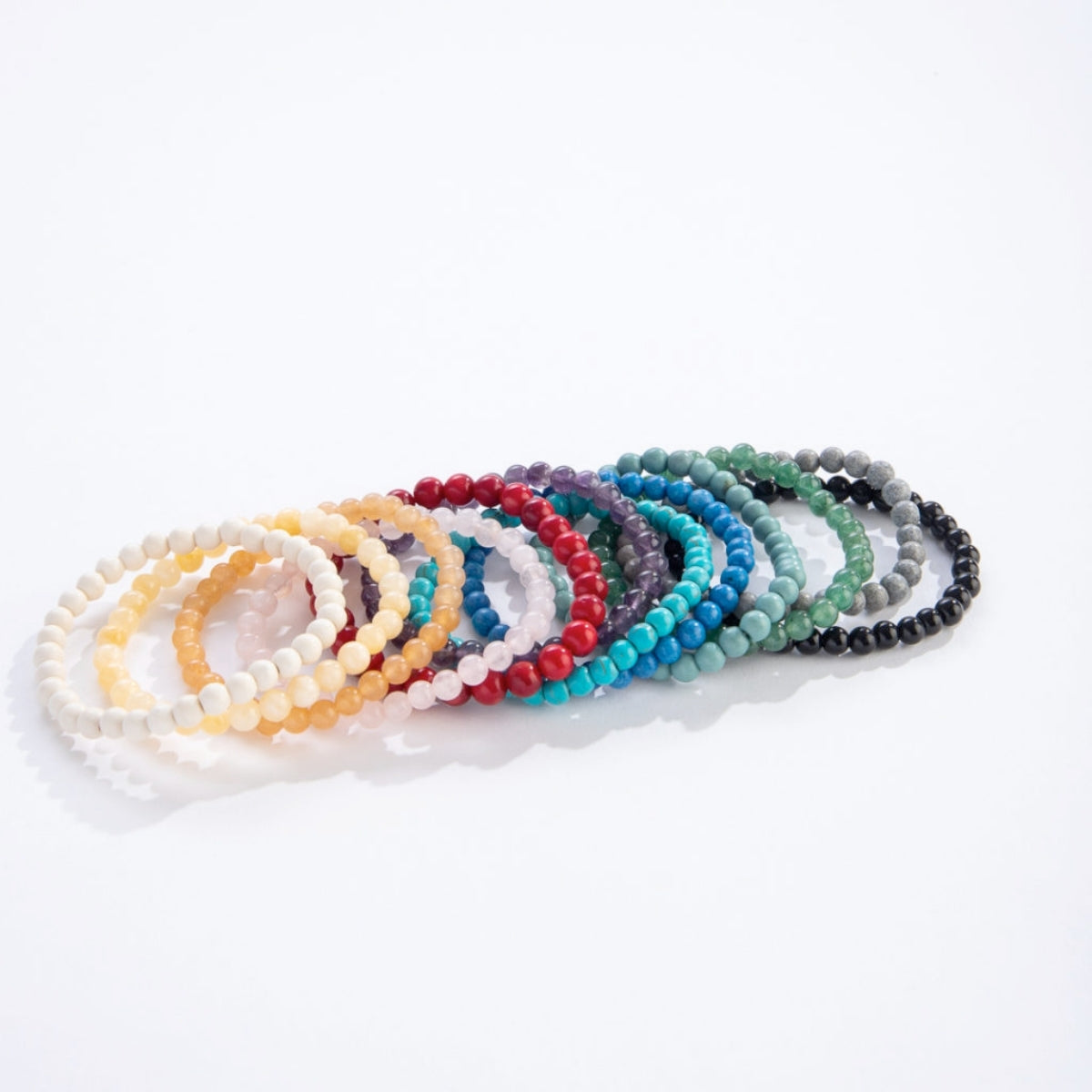 Buy GeoCentral Small Healing Stones Bead Bracelet Online for Women | Free 3-Hour Delivery in Dubai | Boom & Mellow UAE