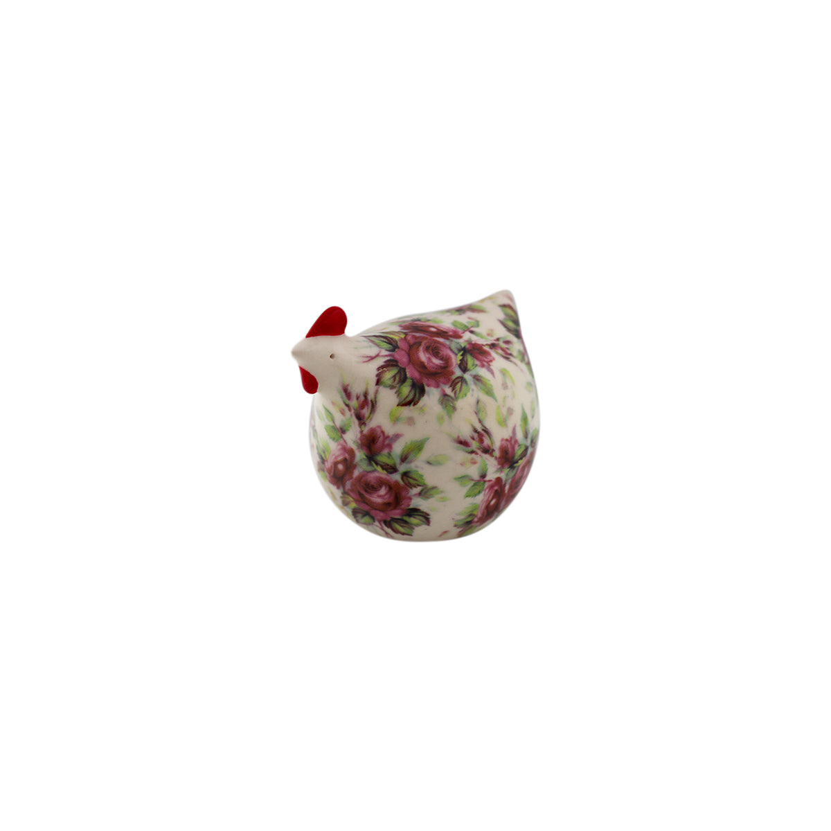 Buy East Gallery Small Red Roses Ceramic Hen Decor Online for Women | Free 3-Hour Delivery in Dubai | Boom & Mellow UAE