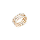 Buy Kefi Jewelry 18k Gold Three Charms Ring Online for Women | Free 3-Hour Delivery in Dubai | Boom & Mellow UAE