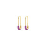 Buy Kris Nations Safety Pin Hoop Earrings Online for Women | Free 3-Hour Delivery in Dubai | Boom & Mellow UAE