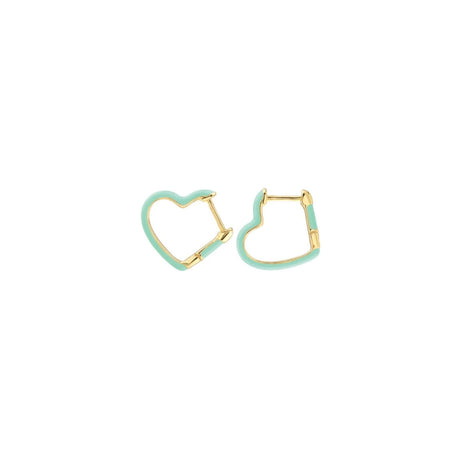 Buy Kris Nations Open Heart Huggie Hoop Earring Online for Women | Free 3-Hour Delivery in Dubai | Boom & Mellow UAE