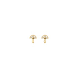 Buy Kris Nations Mushroom Crystal Stud Earrings Online for Women | Free 3-Hour Delivery in Dubai | Boom & Mellow UAE