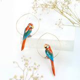 Buy Nach Bijoux Red Parrot Earrings Online for Women | Free 3-Hour Delivery in Dubai | Boom & Mellow UAE