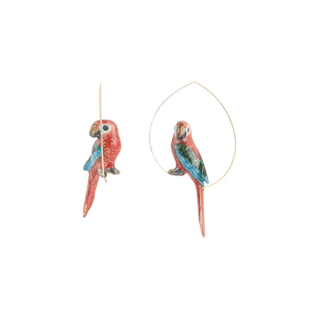 Buy Nach Bijoux Red Parrot Earrings Online for Women | Free 3-Hour Delivery in Dubai | Boom & Mellow UAE