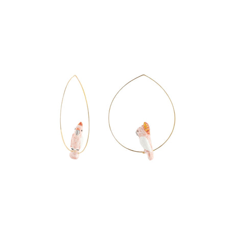 Buy Nach Bijoux Pink Cockatoo Bird Earrings Online for Women | Free 3-Hour Delivery in Dubai | Boom & Mellow UAE