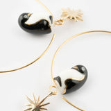 Buy Nach Bijoux Emperor Penguin Small Hoop Earrings Online for Women | Free 3-Hour Delivery in Dubai | Boom & Mellow UAE