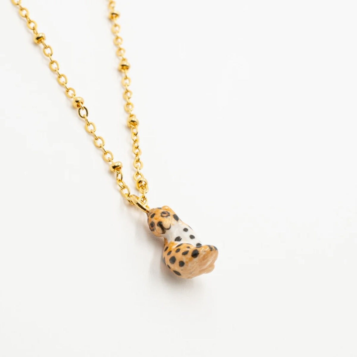 Buy Nach Bijoux Cheetah Mini Necklace Gold Online for Women | Free 3-Hour Delivery in Dubai | Boom & Mellow UAE