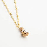 Buy Nach Bijoux Cheetah Mini Necklace Gold Online for Women | Free 3-Hour Delivery in Dubai | Boom & Mellow UAE