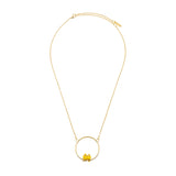 Buy Nach Bijoux Yellow Parrots Couple Mini Round Necklace Online for Women | Free 3-Hour Delivery in Dubai | Boom & Mellow UAE