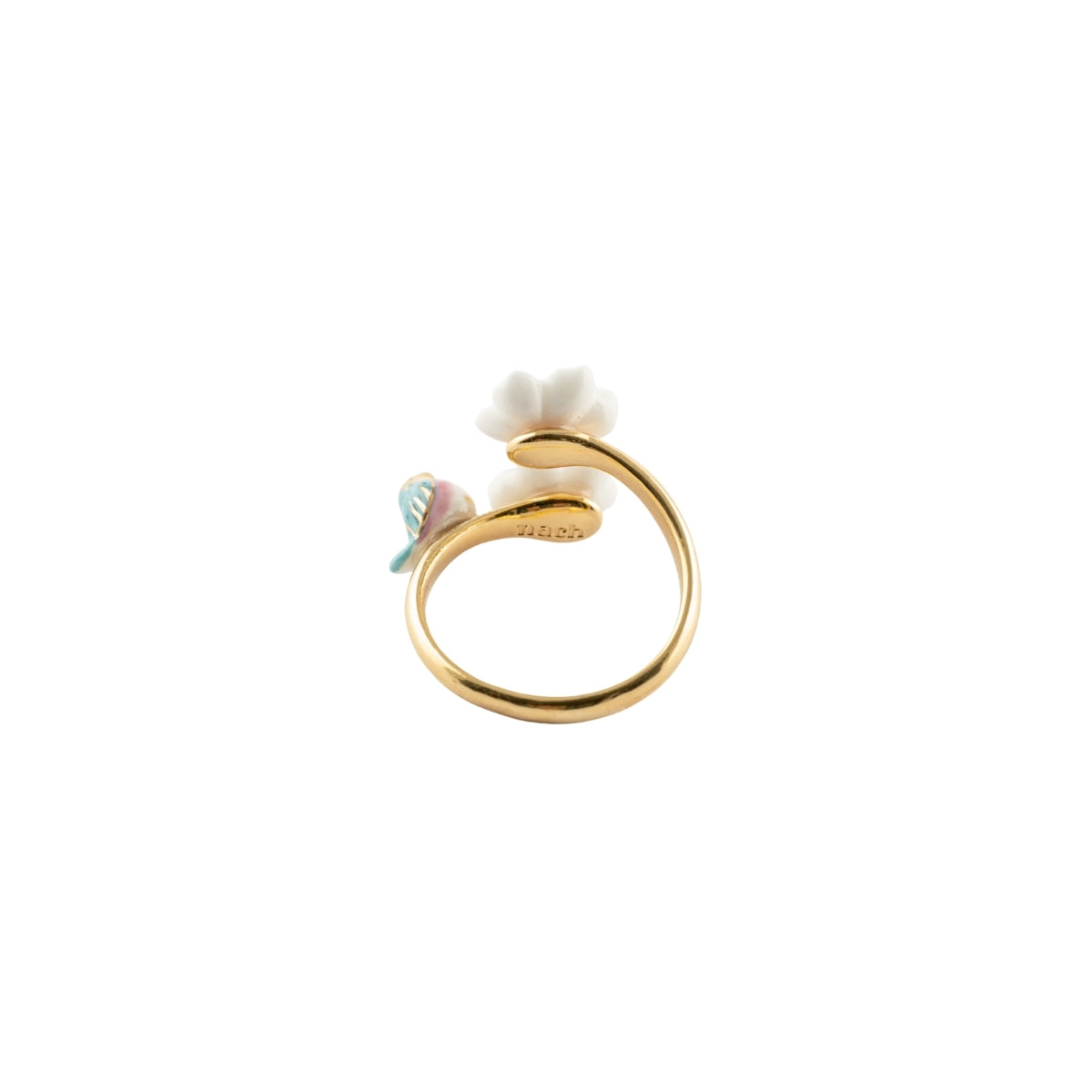 Buy Nach Bijoux Harvest Time Bird and Flowers Ring Online for Women | Free 3-Hour Delivery in Dubai | Boom & Mellow UAE