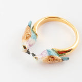 Buy Nach Bijoux Pink and Blue Bird Ring Online for Women | Free 3-Hour Delivery in Dubai | Boom & Mellow UAE