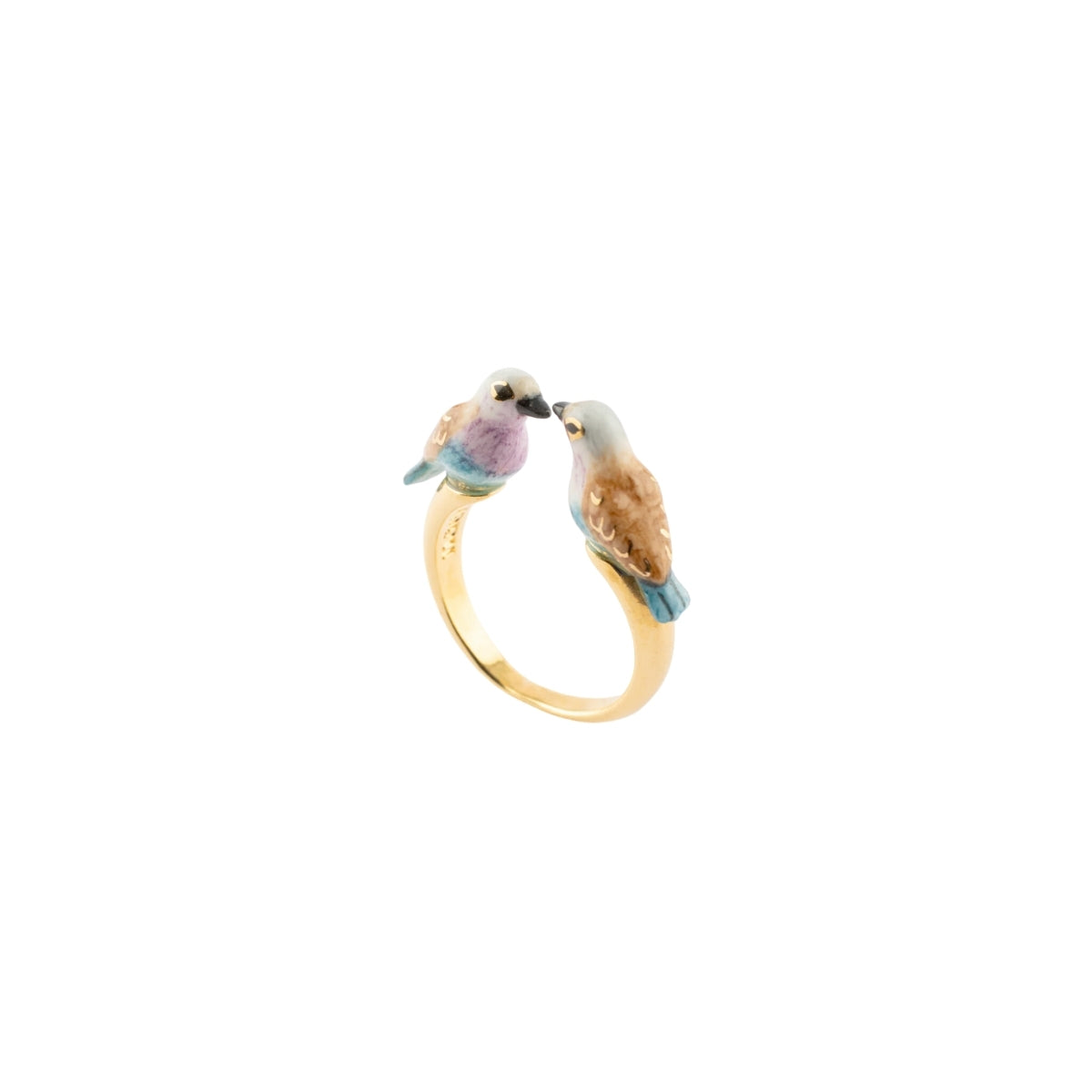 Buy Nach Bijoux Pink and Blue Bird Ring Online for Women | Free 3-Hour Delivery in Dubai | Boom & Mellow UAE