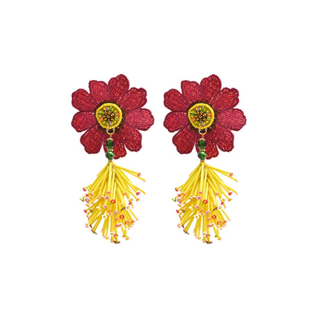 Buy America & Beyond Timeless Mystic Floral Earring Online for Women | Free 3-Hour Delivery in Dubai | Boom & Mellow UAE