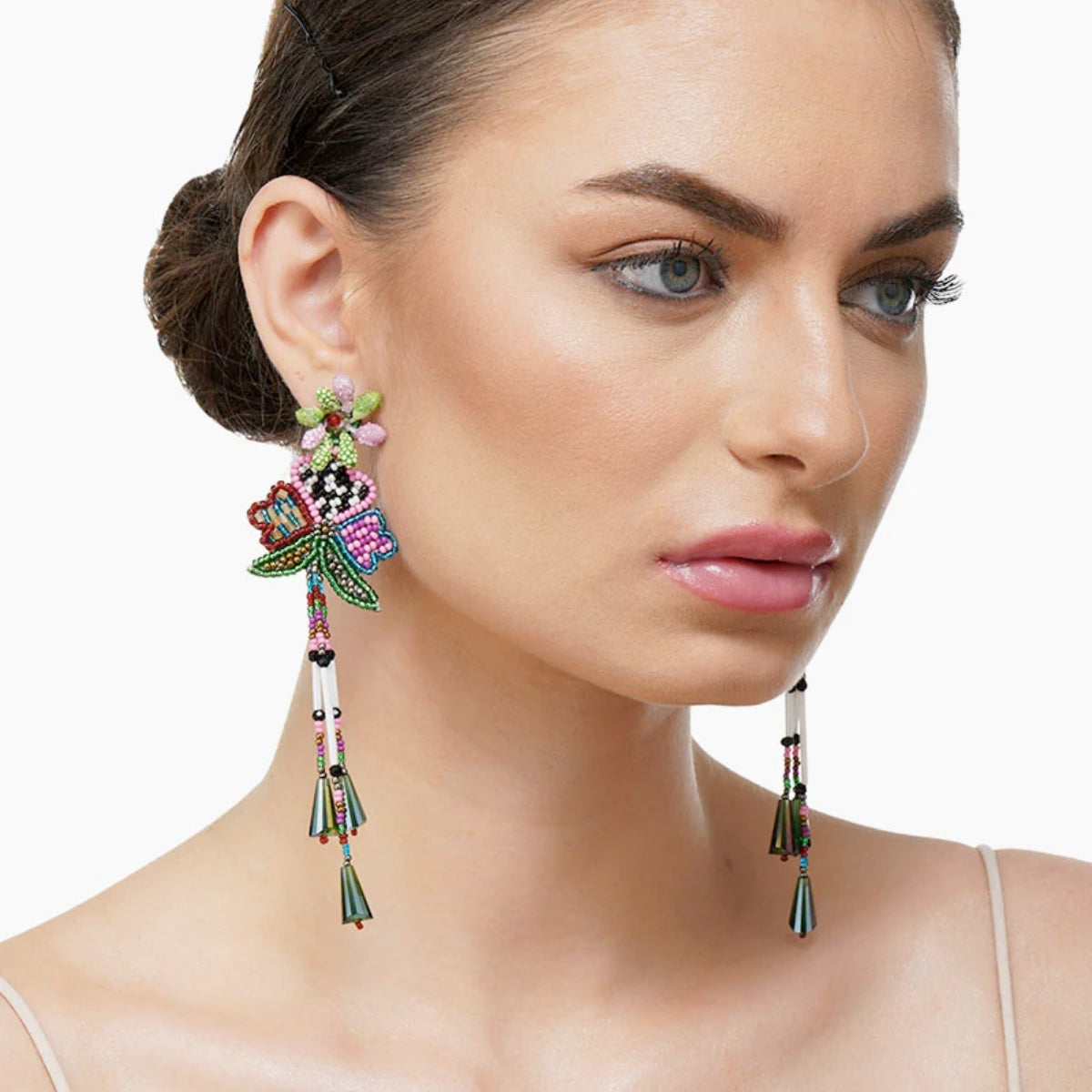 Buy America & Beyond Flower Disco Earrings Online for Women | Free 3-Hour Delivery in Dubai | Boom & Mellow UAE