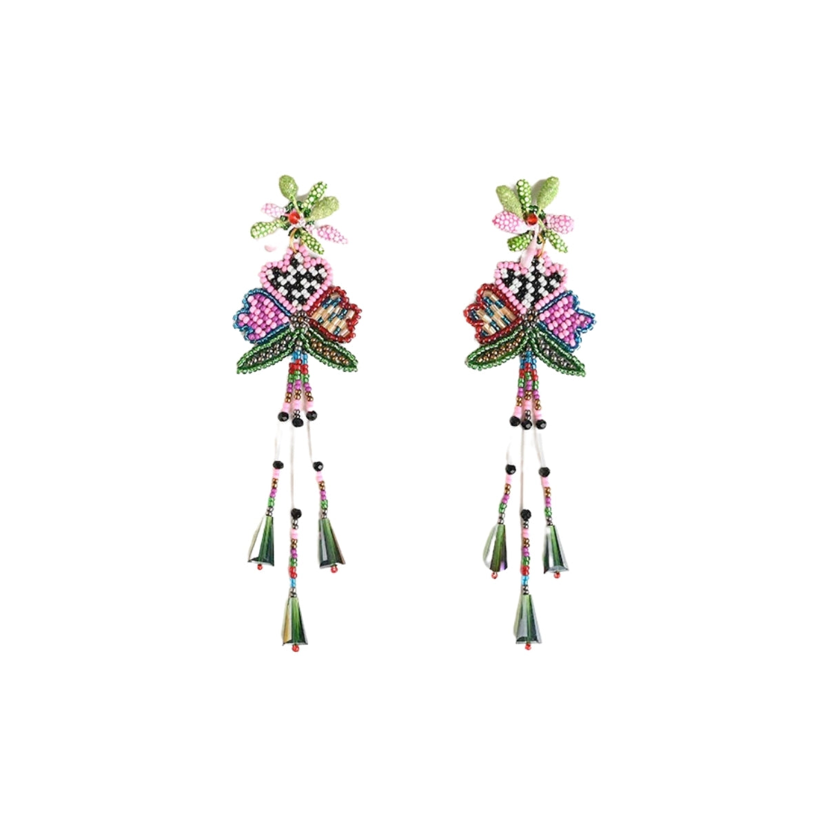 Buy America & Beyond Flower Disco Earrings Online for Women | Free 3-Hour Delivery in Dubai | Boom & Mellow UAE