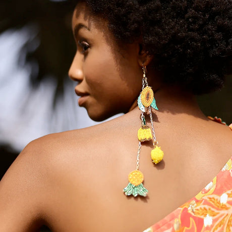 Buy America & Beyond Fruits Hanging Beaded Earrings Online for Women | Free 3-Hour Delivery in Dubai | Boom & Mellow UAE