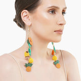 Buy America & Beyond Fruits Hanging Beaded Earrings Online for Women | Free 3-Hour Delivery in Dubai | Boom & Mellow UAE