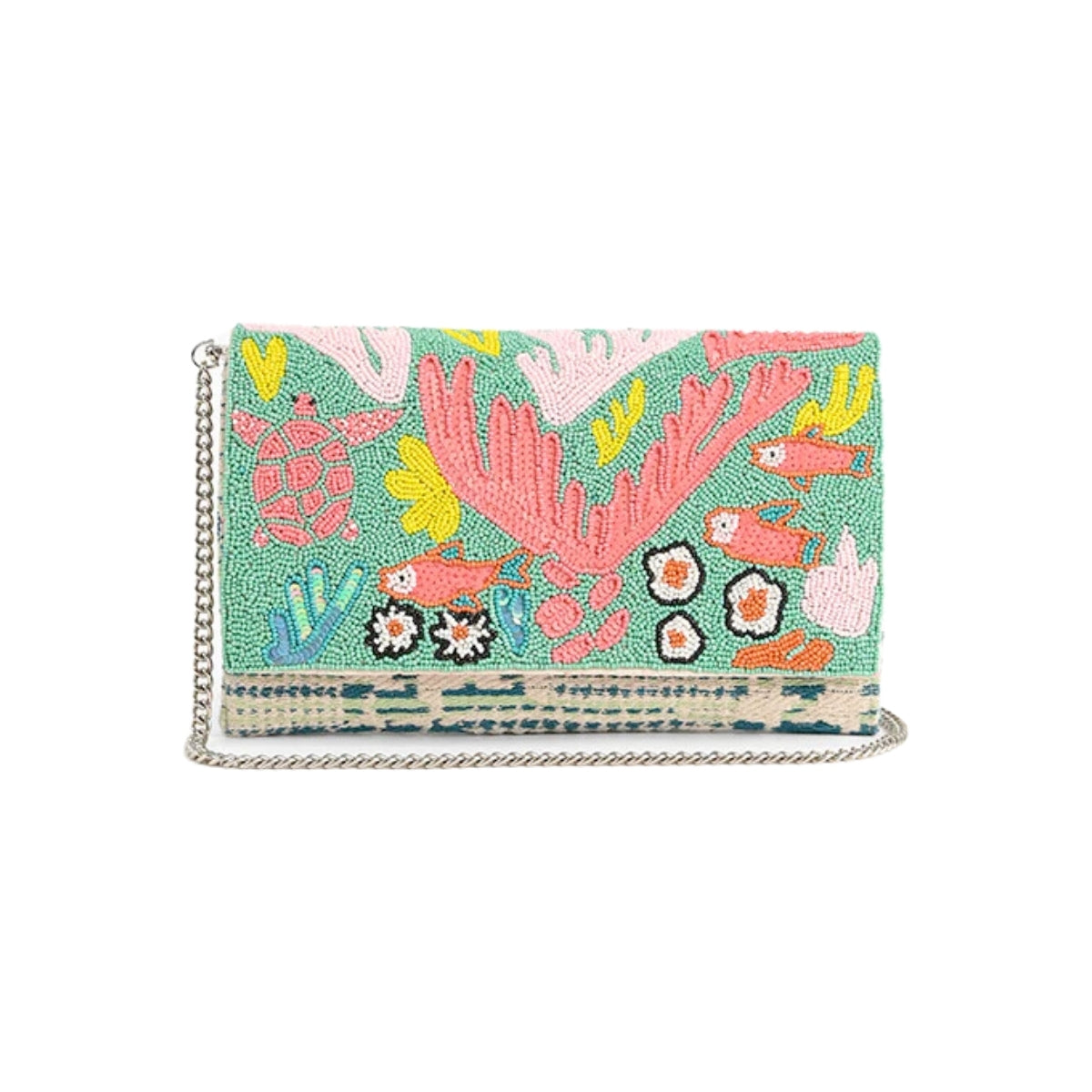 Buy America & Beyond The Maritime Embellished Clutch Online for Women | Free 3-Hour Delivery in Dubai | Boom & Mellow UAE