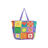 Buy America & Beyond Fun Crochet Pop Culture Tote Bag Online for Women | Free 3-Hour Delivery in Dubai | Boom & Mellow UAE