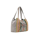 Buy America & Beyond Gargoyle Embellished Gray Hand Beaded Tote Bag Online for Women | Free 3-Hour Delivery in Dubai | Boom & Mellow UAE