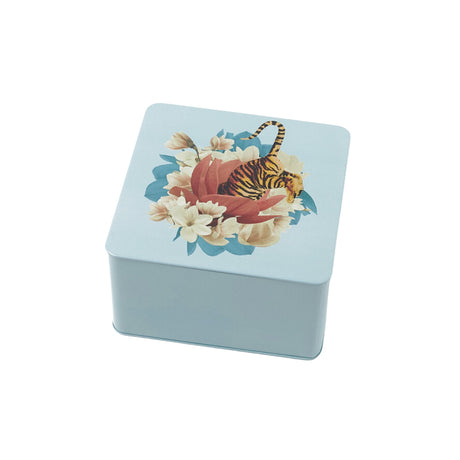 Buy Gangzai Design Tiger Flower Square Tin Online for Women | Free 3-Hour Delivery in Dubai | Boom & Mellow UAE