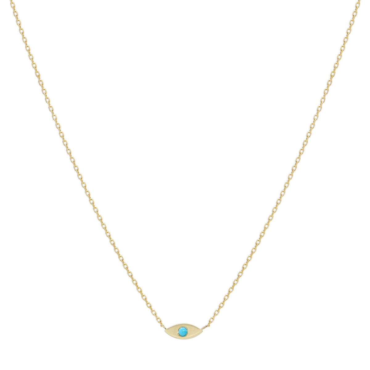 Buy Ishq Eye Necklace with Turquoise Stone Online for Women | Free 3-Hour Delivery in Dubai | Boom & Mellow UAE