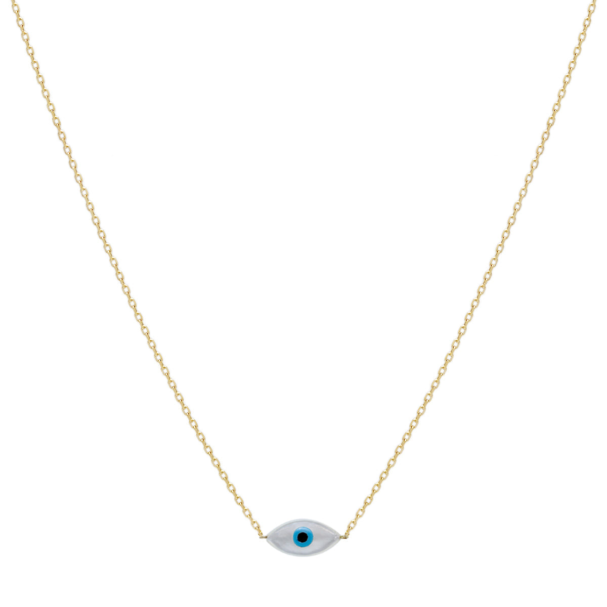 Buy Ishq MOP Oval Eye Necklace Online for Women | Free 3-Hour Delivery in Dubai | Boom & Mellow UAE