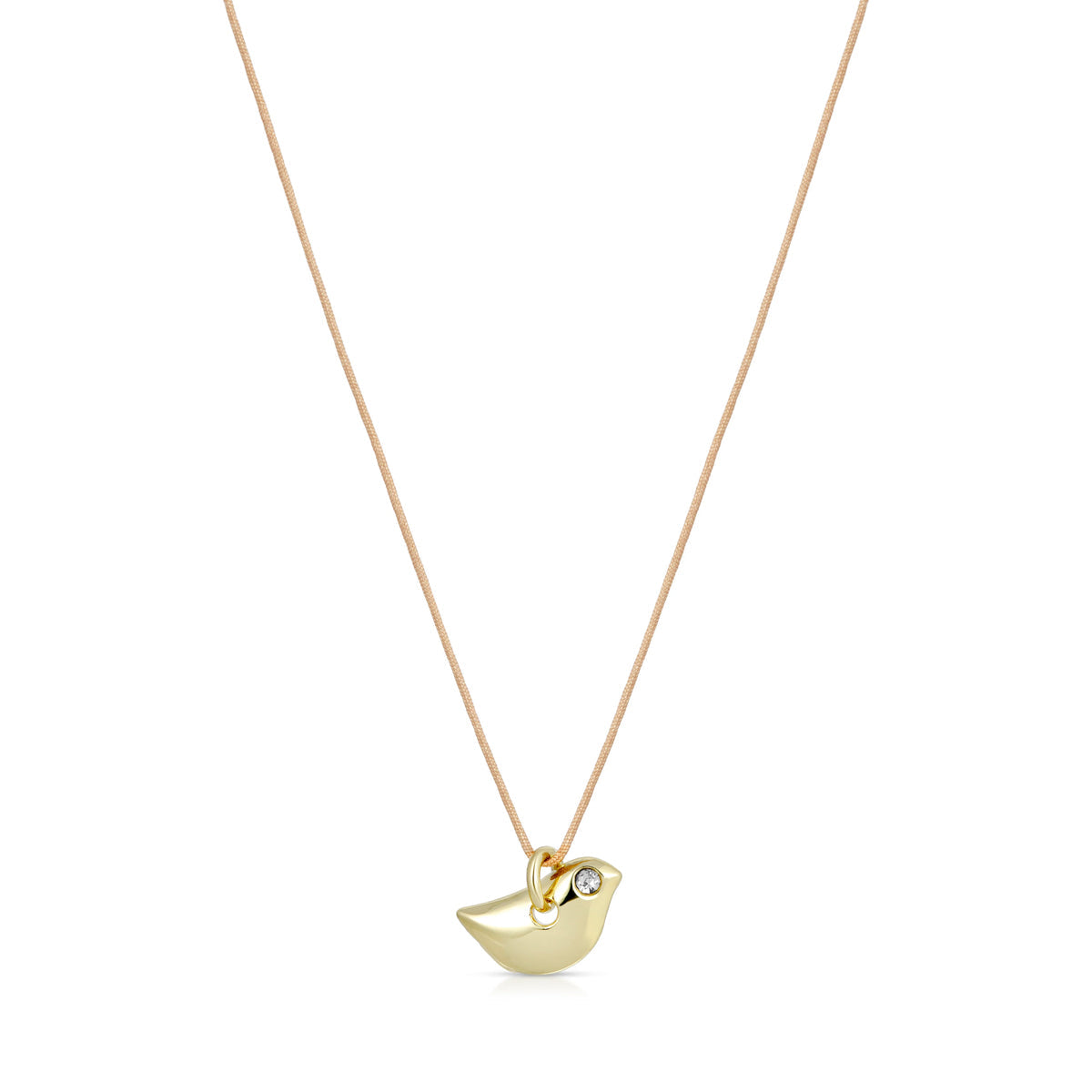 Buy Lucky Feather Troubles Fly Away Gold Bird Necklace Online for Women | Free 3-Hour Delivery in Dubai | Boom & Mellow UAE