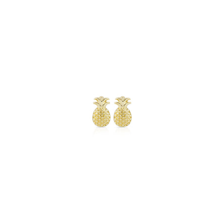 Buy Lucky Feather You're So Sweet Gold Pineapple Earrings Online for Women | Free 3-Hour Delivery in Dubai | Boom & Mellow UAE