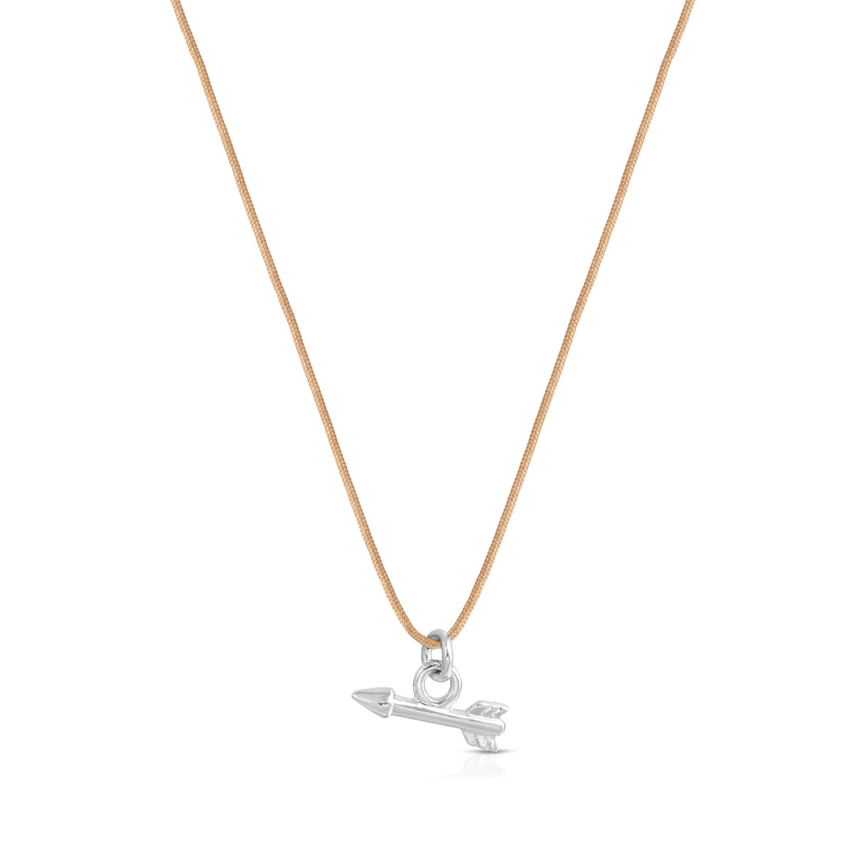 Buy Lucky Feather Positive Directions Silver Arrow Necklace Online for Women | Free 3-Hour Delivery in Dubai | Boom & Mellow UAE