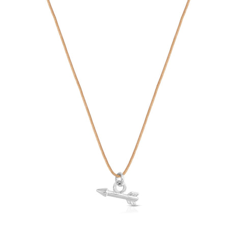 Buy Lucky Feather Positive Directions Silver Arrow Necklace Online for Women | Free 3-Hour Delivery in Dubai | Boom & Mellow UAE