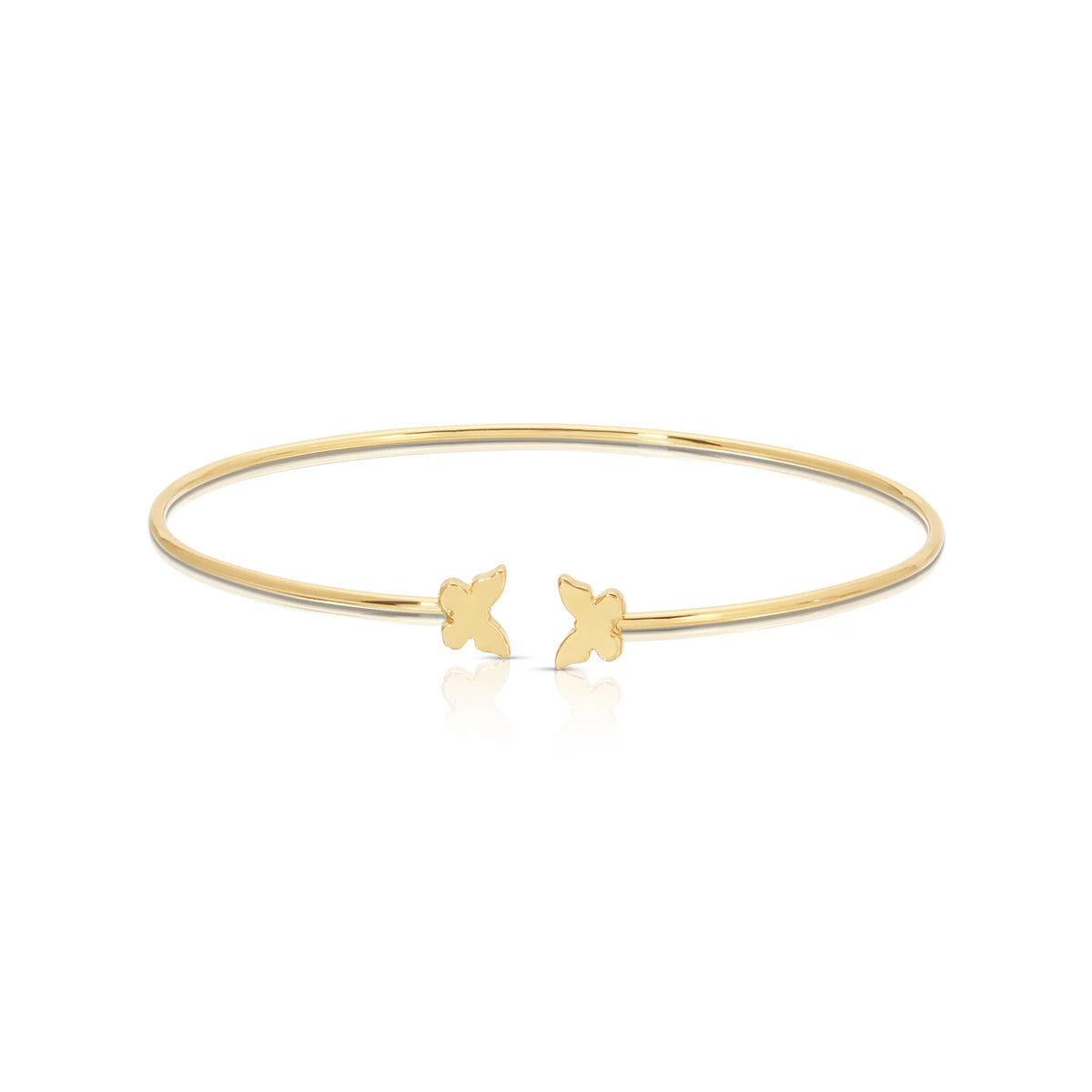 Buy Lucky Feather Butterflies Connection Cuff Bracelet Online for Women | Free 3-Hour Delivery in Dubai | Boom & Mellow UAE