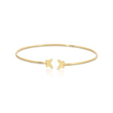 Buy Lucky Feather Butterflies Connection Cuff Bracelet Online for Women | Free 3-Hour Delivery in Dubai | Boom & Mellow UAE