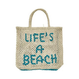 Buy The Jacksons Large Life's a Beach Jute Beach Bag Online for Women | Free 3-Hour Delivery in Dubai | Boom & Mellow UAE