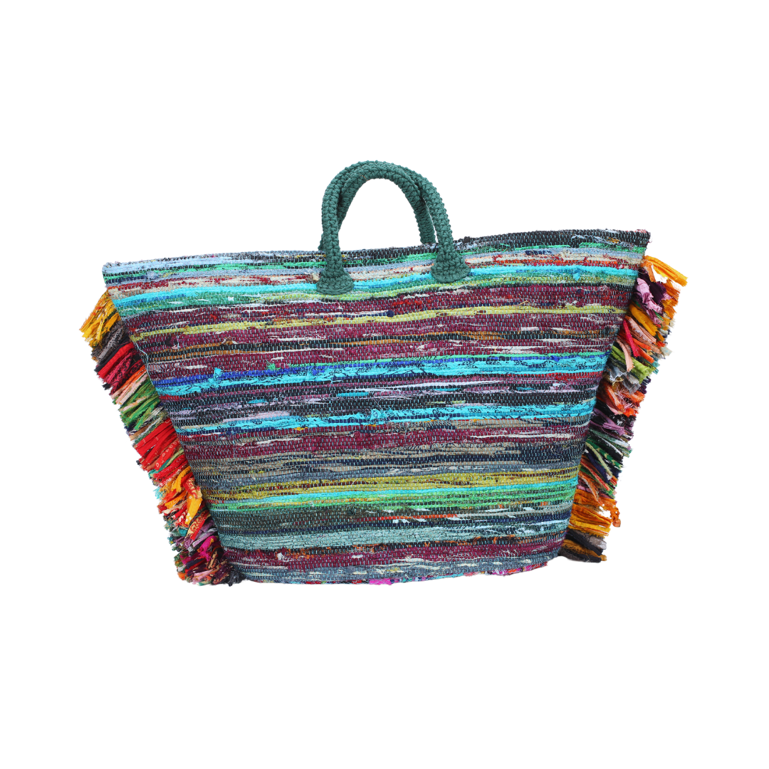 Basma Collection Multicolor Woven Bag Online for Women | Free 3-Hour Delivery in Dubai | Boom & Mellow UAE