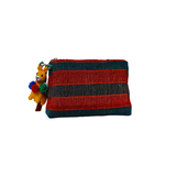 Basma Collection Red Striped Woven Pouch Online for Women | Free 3-Hour Delivery in Dubai | Boom & Mellow UAE