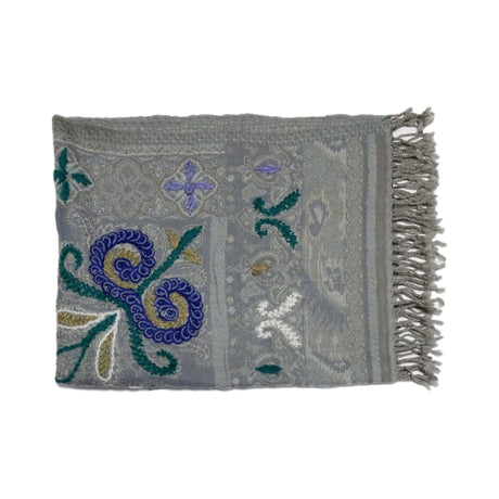 Buy You & Eye Blue and Grey Paisley Weave Shawl Online for Women | Free 3-Hour Delivery in Dubai | Boom & Mellow UAE