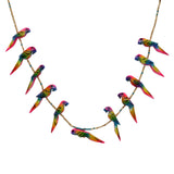 Buy You & Eye Wooden Tropical Parrot Beaded Necklace Online for Women | Free 3-Hour Delivery in Dubai | Boom & Mellow UAE