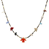 Buy You & Eye Orange Eagle Beaded Necklace Online for Women | Free 3-Hour Delivery in Dubai | Boom & Mellow UAE