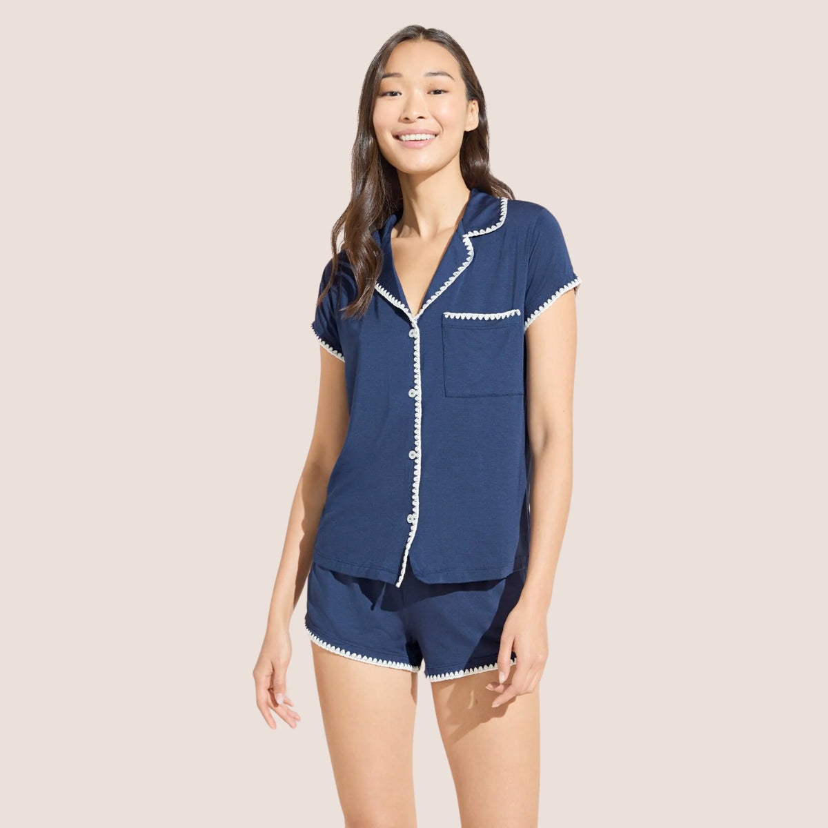 Buy Eberjey Frida Shortie PJ Set Online for Women | Free 3-Hour Delivery in Dubai | Boom & Mellow UAE