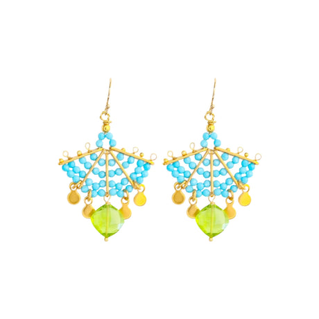 Buy Catherine Page Jewelry Turquoise Fandango Earrings Online for Women | Free 3-Hour Delivery in Dubai | Boom & Mellow UAE