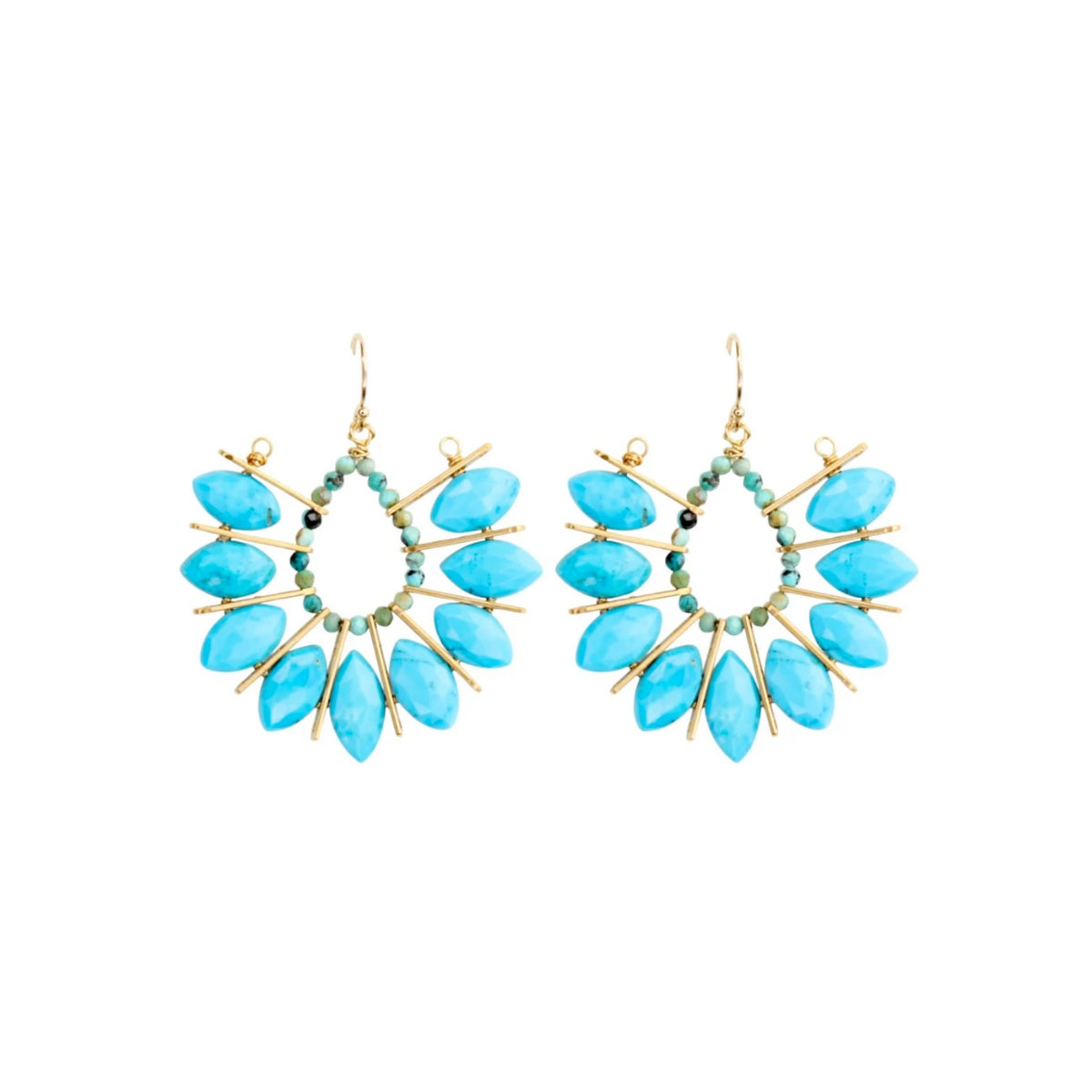 Buy Catherine Page Jewelry Turquoise Marquis Earrings Online for Women | Free 3-Hour Delivery in Dubai | Boom & Mellow UAE