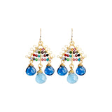 Buy Catherine Page Jewelry Blue Skipper Watusi Earrings Online for Women | Free 3-Hour Delivery in Dubai | Boom & Mellow UAE