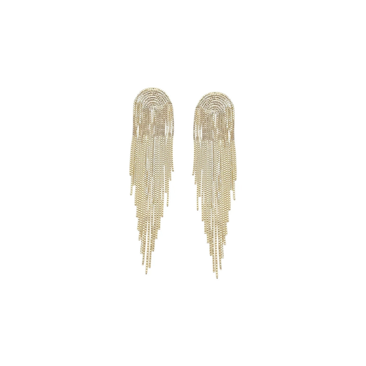 Buy Gemelli Gold Shimmer Earrings Online for Women | Free 3-Hour Delivery in Dubai | Boom & Mellow UAE